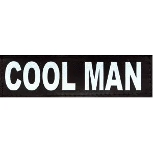 Julius K9 hundeskilt COOL MAN stor